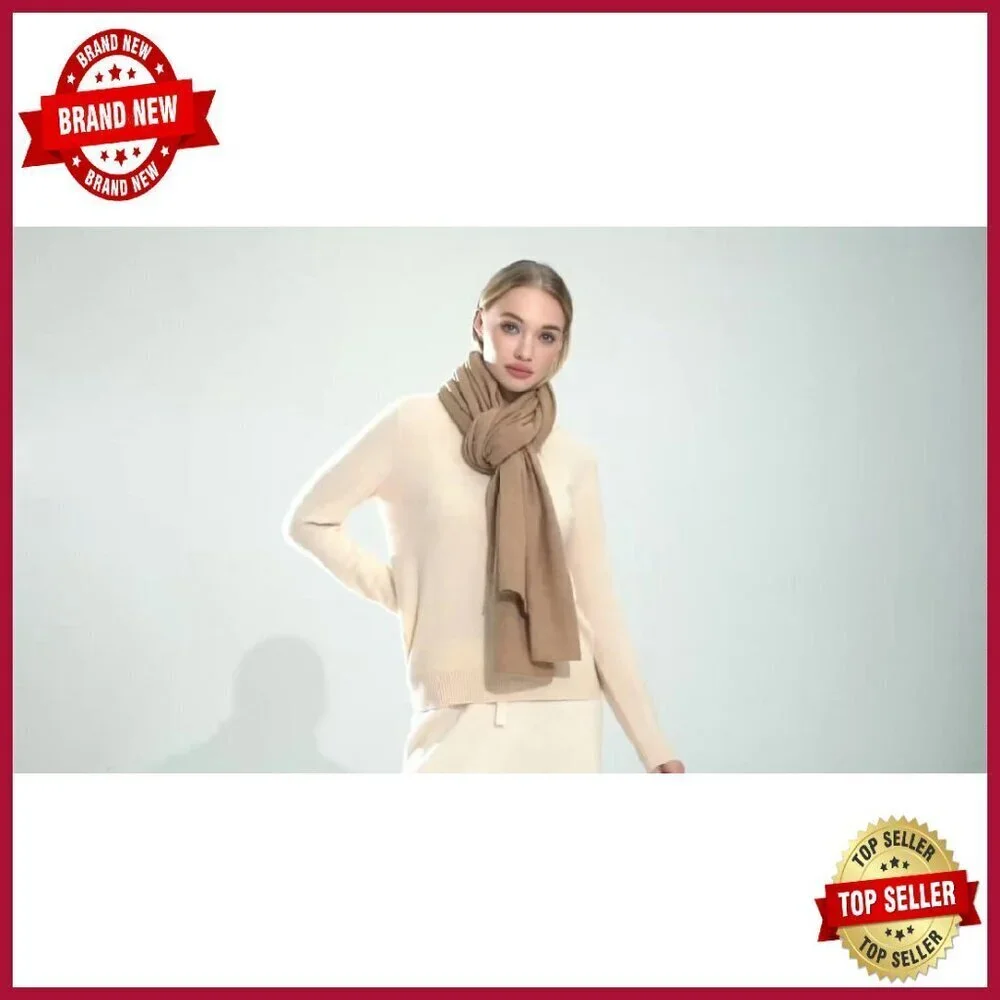 Luxury Cashmere Shawl Wrap Travel Blanket Oversized All-Season